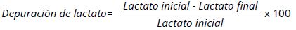 Depuración de lactato