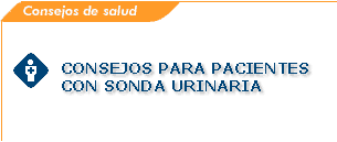 Consejos para pacientes con sonda unitaria 